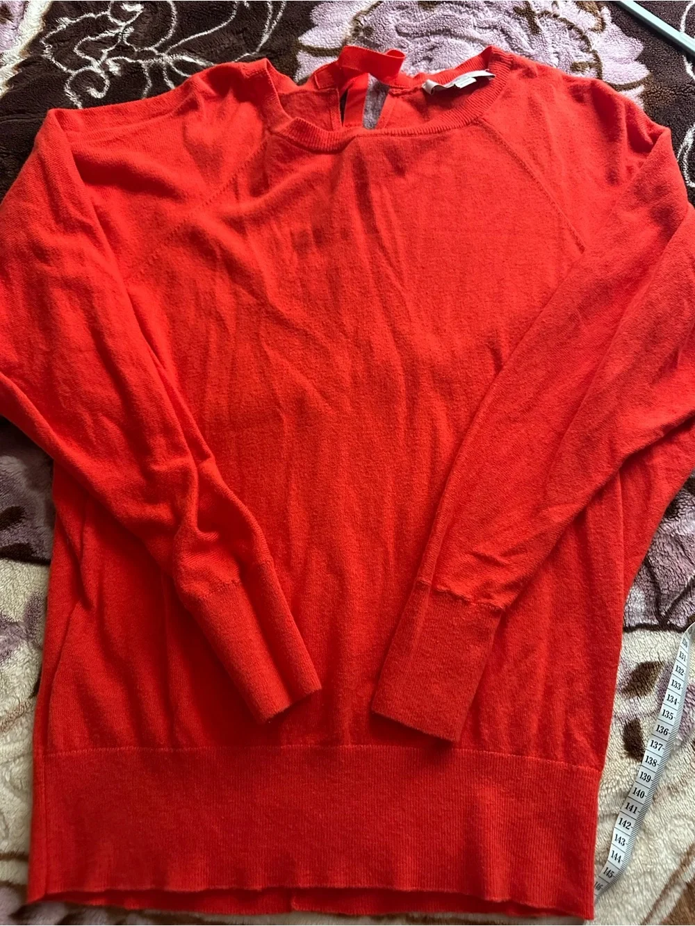 Ann Taylor LOFT Back Tie Dolman Sleeve lightweight Sweater wool blend Size XS